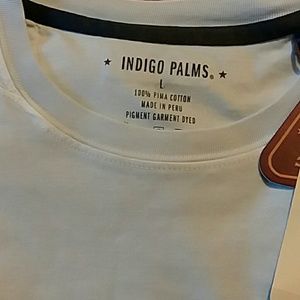 Indigo Palms Denim - Men's T-shirt -large